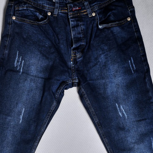 جينز john snow حركة خفيفة  سلم فت ليكرا حبري كاحت