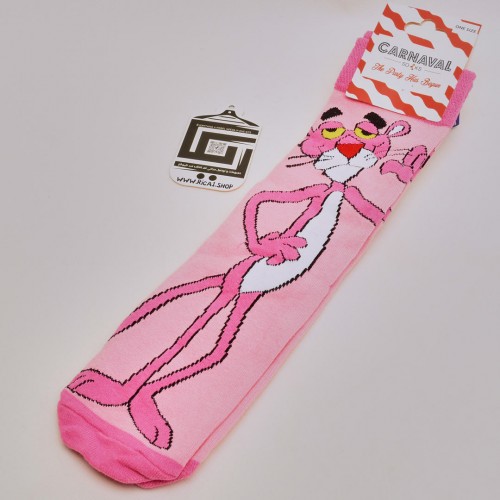 الجوارب الملونة الشهيرة carnaval  النمر الوردي