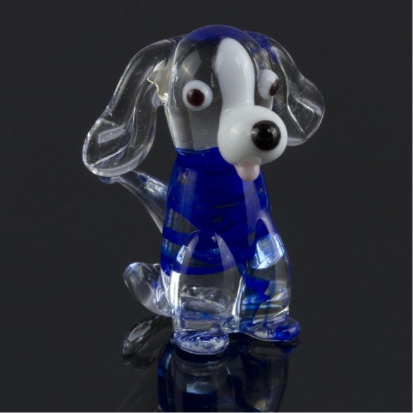 مجسم و حلية زجاجية للكلاب (3 سم)