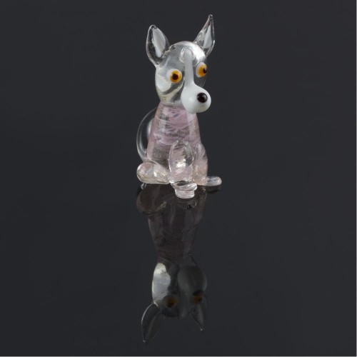 مجسم و حلية زجاجية للكلاب (3 سم)