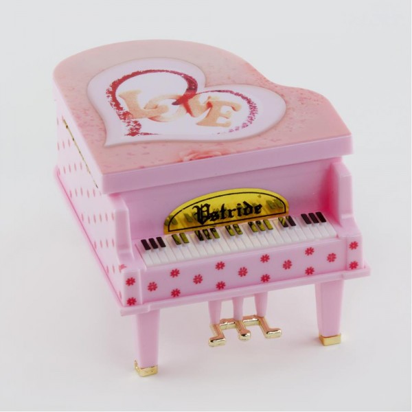 صندوق موسيقى البيانو (مصنوع بدقة مع صوت)