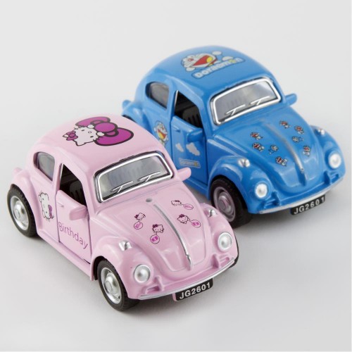 شاحنات معدنية DORAEMON عالية الجودة الابواب تفتح والعجلات تدور باللون الازرق