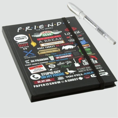 هدية - دفتر تصميم خاص وقلم مكتوب مع الأصدقاء