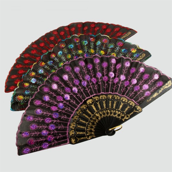 مهفة الانمي اليابانية باللون البنفسجي والاسود جودة ممتازة