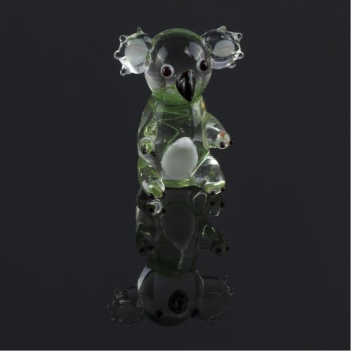 هدية - مجسم ديكوري من الزجاج على شكل  كوالا (3 سم)