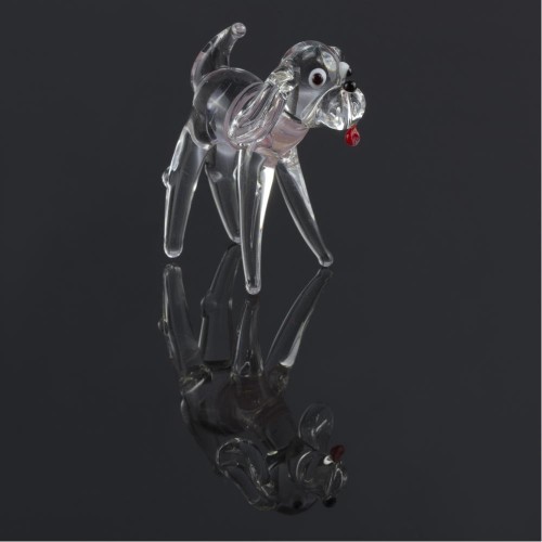 هدية مجسم زجاجية للكلاب (4 سم) جودة عالية 