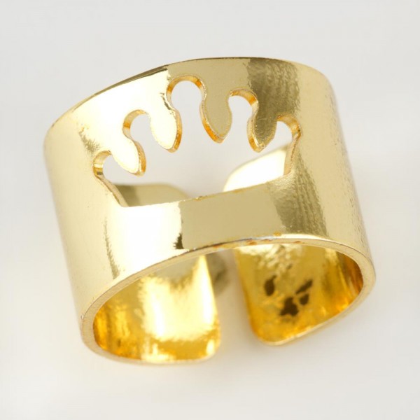 خاتم على شكل تاج  العاشق 