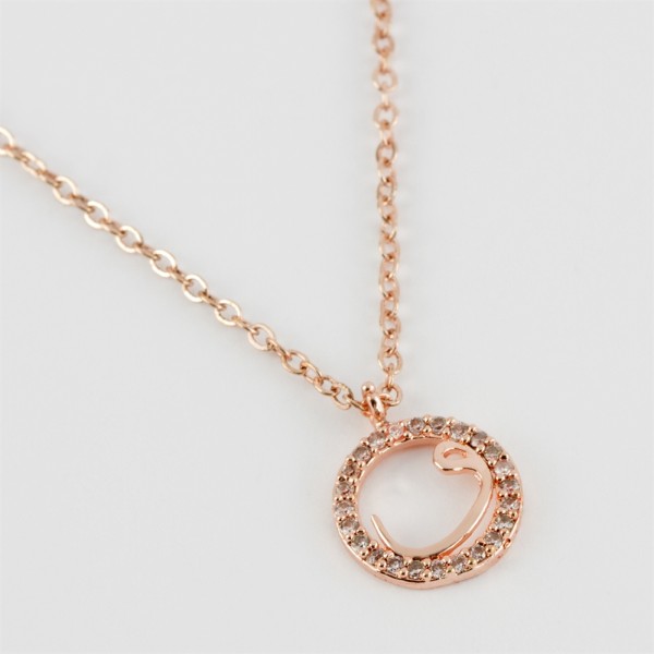 قلادة صغيرة من حجر الزركون المجسم من فاف