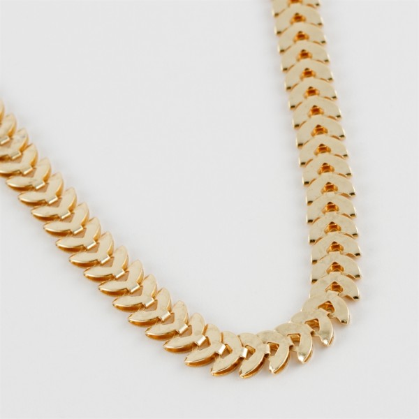 قلادة سلسلة الرقيب الفضي