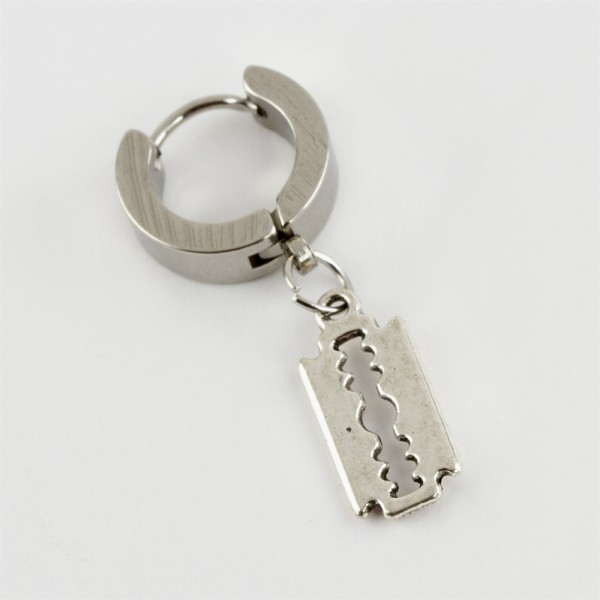 تراجي رجالي مصنوعة من الفولاذ المقاوم للصدأ 1 قطعة فضي