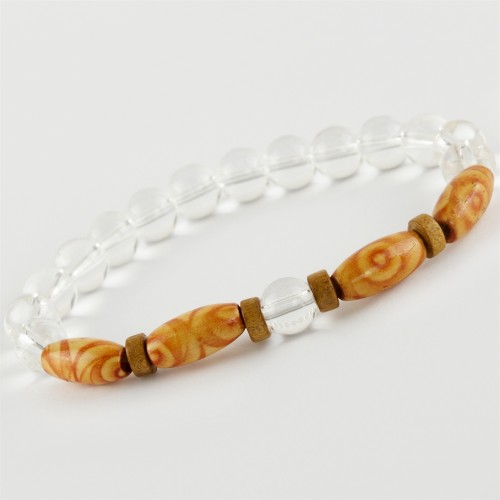 الكوارتز الخشب الاتجاه الموسم الجديد سوار الحجر الطبيعي