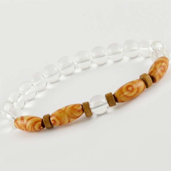 الكوارتز الخشب الاتجاه الموسم الجديد سوار الحجر الطبيعي