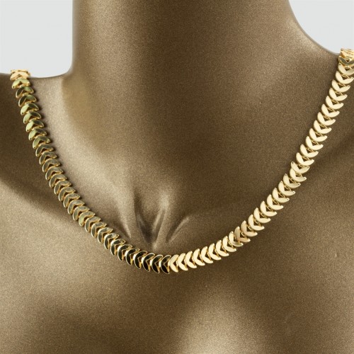 قلادة سلسلة الرقيب الذهبي