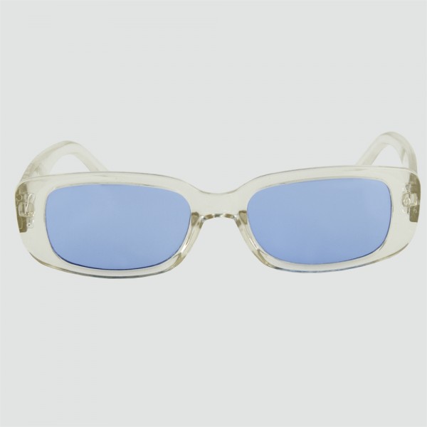 النظارات الشمسية البيضاوي الموسم الجديد تريند البنات تظليل الزجاج السمائي