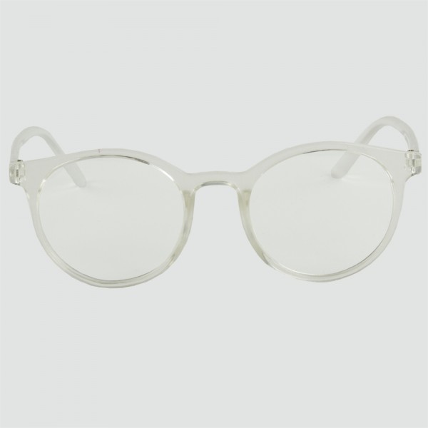 نظارات بيضاوية الشكل للموسم الجديد بالاطار والزجاج الشفافين