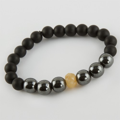 سوار حجر الهيماتيت الطبيعي دقة في التصميم وجودة عالية