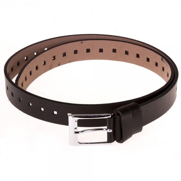 حزام نسائي  كلاسيك منقط   يربط عن طريق  الشبك (3 سم) لون اسود 