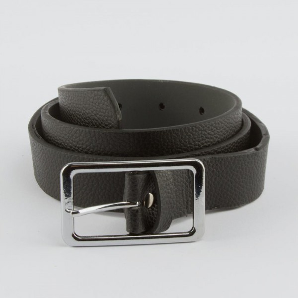 حزام جلد يربط عن طريق الشبك اسود (3.5 سم)